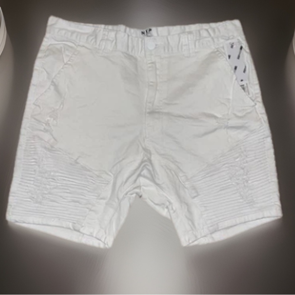 NXP NENA AND PASADENA DESTROYER DROP CROTCH DISTRESSED Denim Short HTF